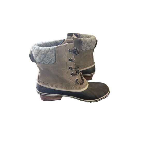 Sorel Slimpack II Womens Gray Lace Up Waterproof Insulated Winter Boots Size 8 - Picture 12 of 16